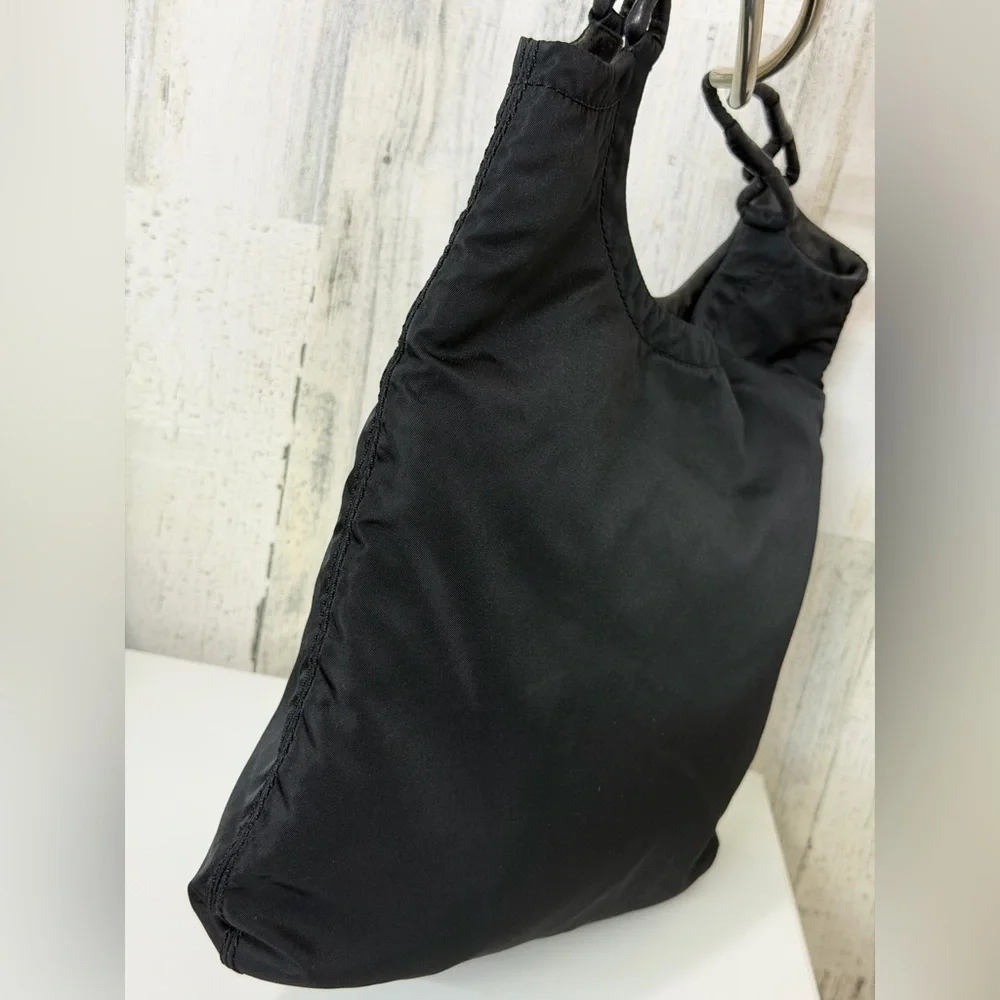 Prada‎ Black Nylon Tote Bag